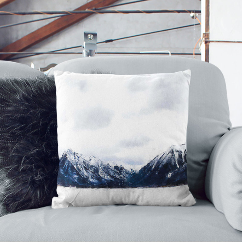 Square Cushion, Black, 40cm H x 40cm W x 15cm D
