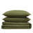 Brooklyn Loom Oversized Cotton Percale 3 Piece Quilt Set-101462600-101462601