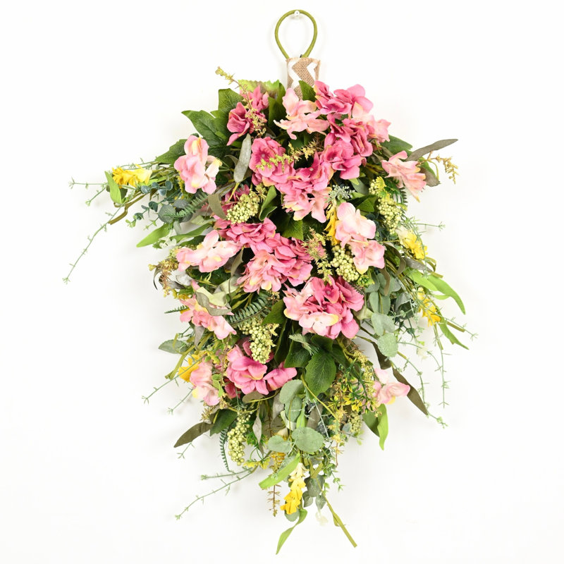 Couronne de porte décorative 28 po