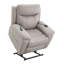 Fauteuil inclinable électrique en microfibre poli Chriki-125912925