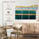 Avery Parallel Lines On Teal