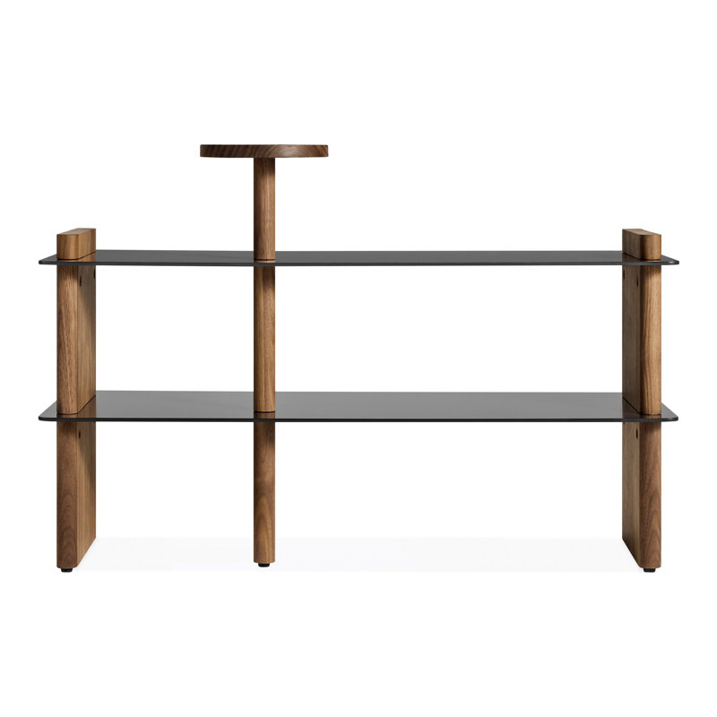 Shoegaze Shoe Rack, Walnut/Oblivion
