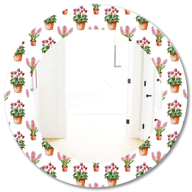 Home Flower - Miroir traditionnel, H 31,5 po x l po