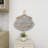 Gray Metal Sign Laundry Room Wall Decor with Brown Wood Hanger