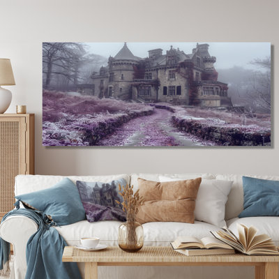 Décoration murale château de brouillard monochrome en France II - Châteaux