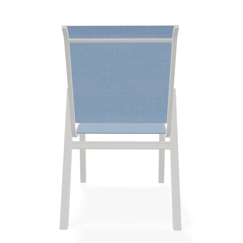 Bazza Outdoor Dining Chair, Sky, Snow
