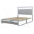 Antique Silver Queen Bed
