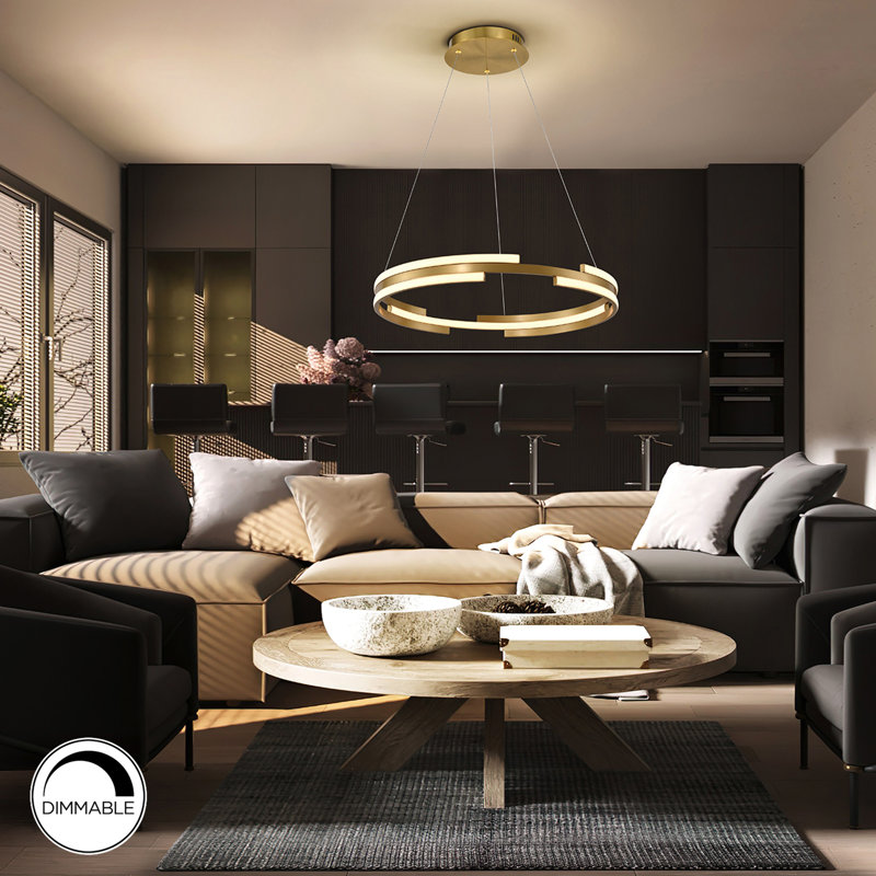 Deaysha 5 - Light LED Novelty Pendant, Gold