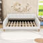 Lit de jour rembourré avec pieds de soutien-826257857