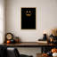 «Glowing Halloween Pumpkin» par Rosana Laiz Blursbyai, reproduction d'art sur toile encadrée