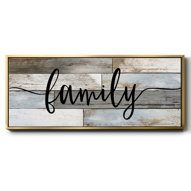 Famille - toile encadrée