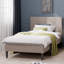 Arley Upholstered Bed frame with Headboard and Smart USB Port-1575355309-1575355306