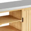 Chariot-bar l 53,7 po avec comptoir et rangement en acier inoxydable