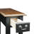 Narrow Solid Wood Side Table with Shelf-1137227800