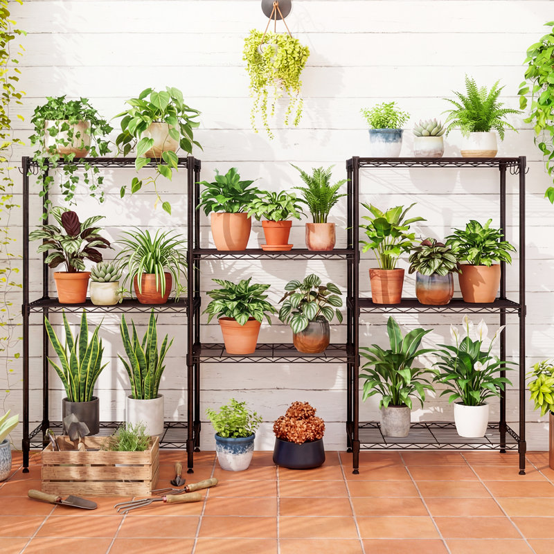 Metal Shelving Unit, 108cm H x 59cm W x 34cm D