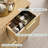 7-Drawer Fluted Wooden Dresser, 47.24" Wide Storage Cabinet with Metal Handles, Natural Oak, Modern Bedroom & Closet Organizer