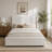 Queen Fabric Upholstered Bed with Tall Headboard