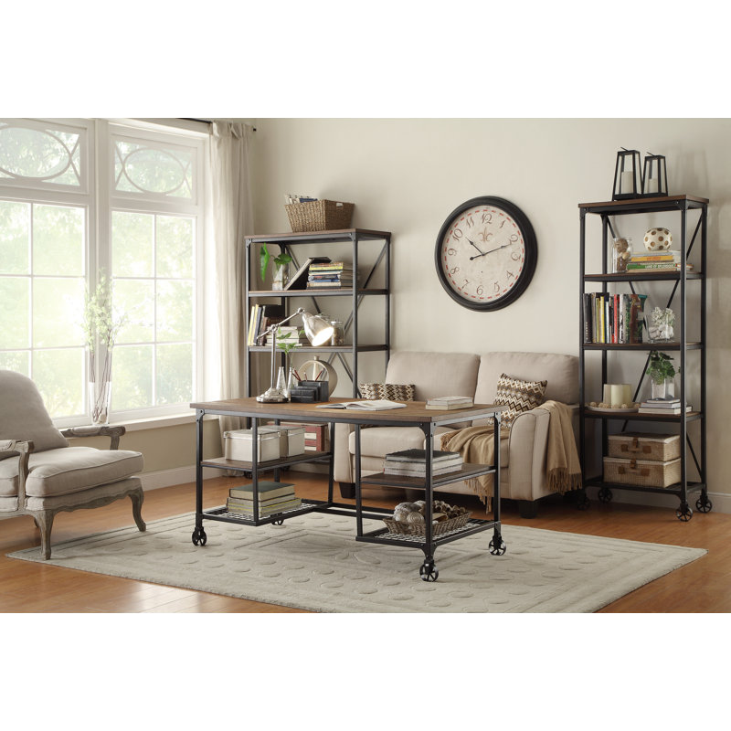 Malonne Solid Wood Top Writing Desk