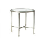 Metal Designs Sangiovese Round End Table