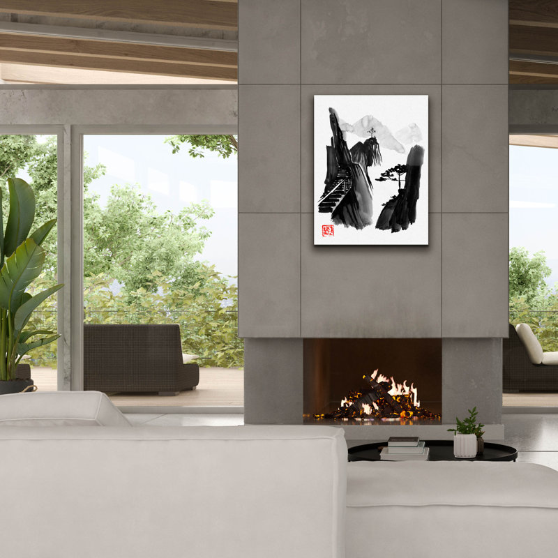 «Stairway To Heaven» par Pechane, art mural sur toile, H 34 po x l 26 po x P 1,5 po