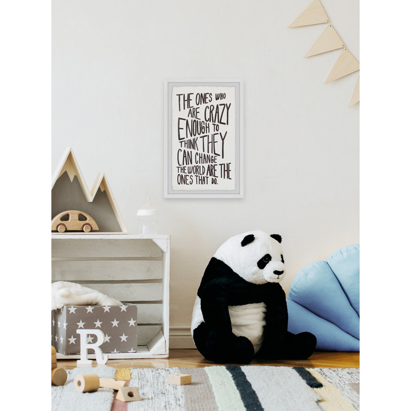 Impression encadrée Bramblett Crazy Enough, H 45 po x l 30 po x P 1,5 po
