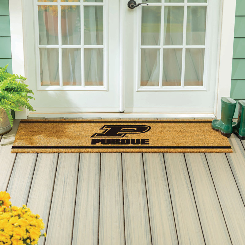 Très grand tapis couleur coco Purdue University, 60 po x 24 po