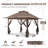 Pop up Patio Gazebo 13 Ft. W x 13 Ft. D Metal Patio-64604173