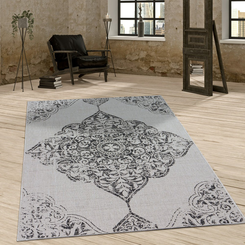 Cheltenham Oriental Flatweave Indoor / Outdoor Area Rug, Rectangle 80cm x 150cm