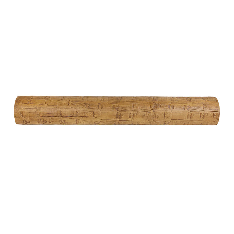 Poutre à bûches en bois artificiel Heritage Timber Santa Fe, l 6 po x H 4 1/2 po x L 192 po, finition caramel, Caramel chaud