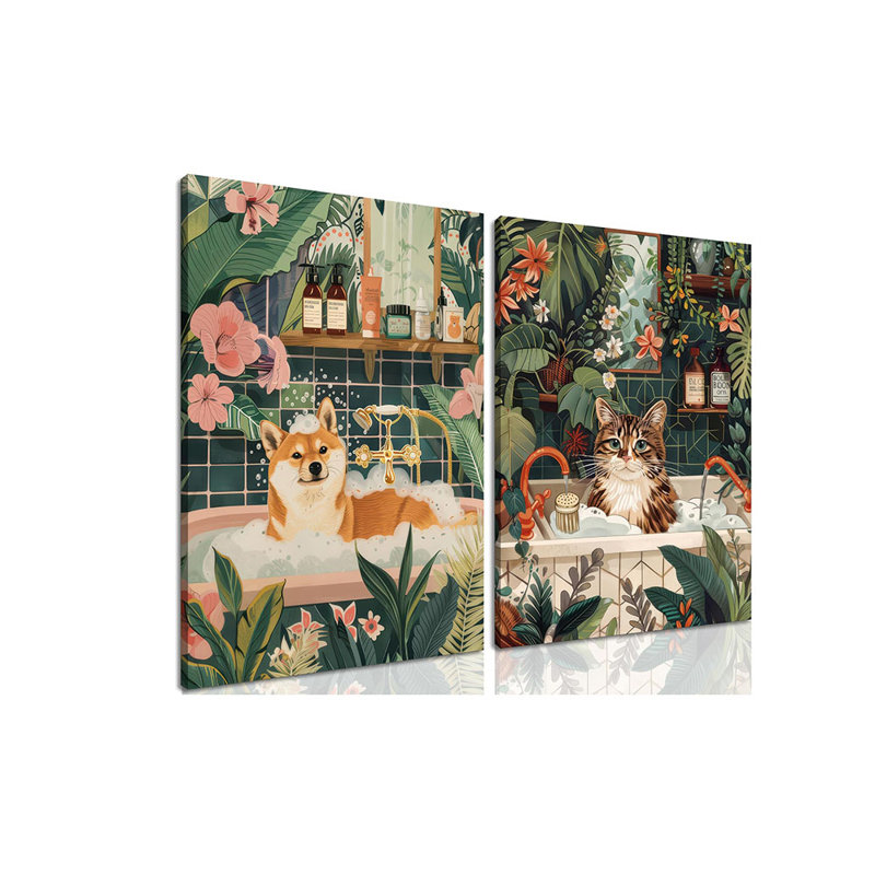 2 Piece Wrapped Canvas Set