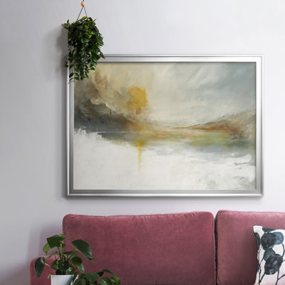 Émergence encadrée sur toile