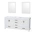 Sheffield 71" Double Bathroom Vanity Base Only-31336904