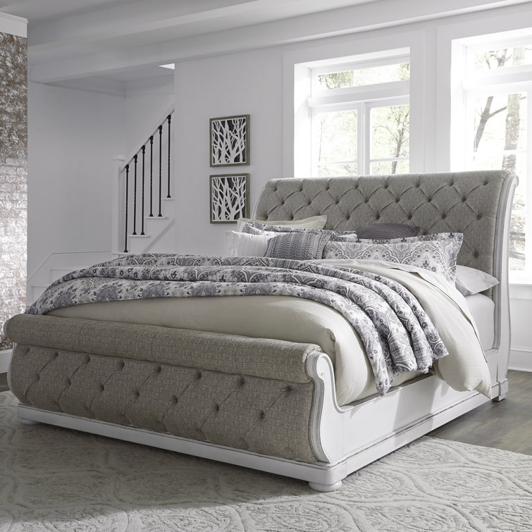 Cain Upholstered Sleigh Bed