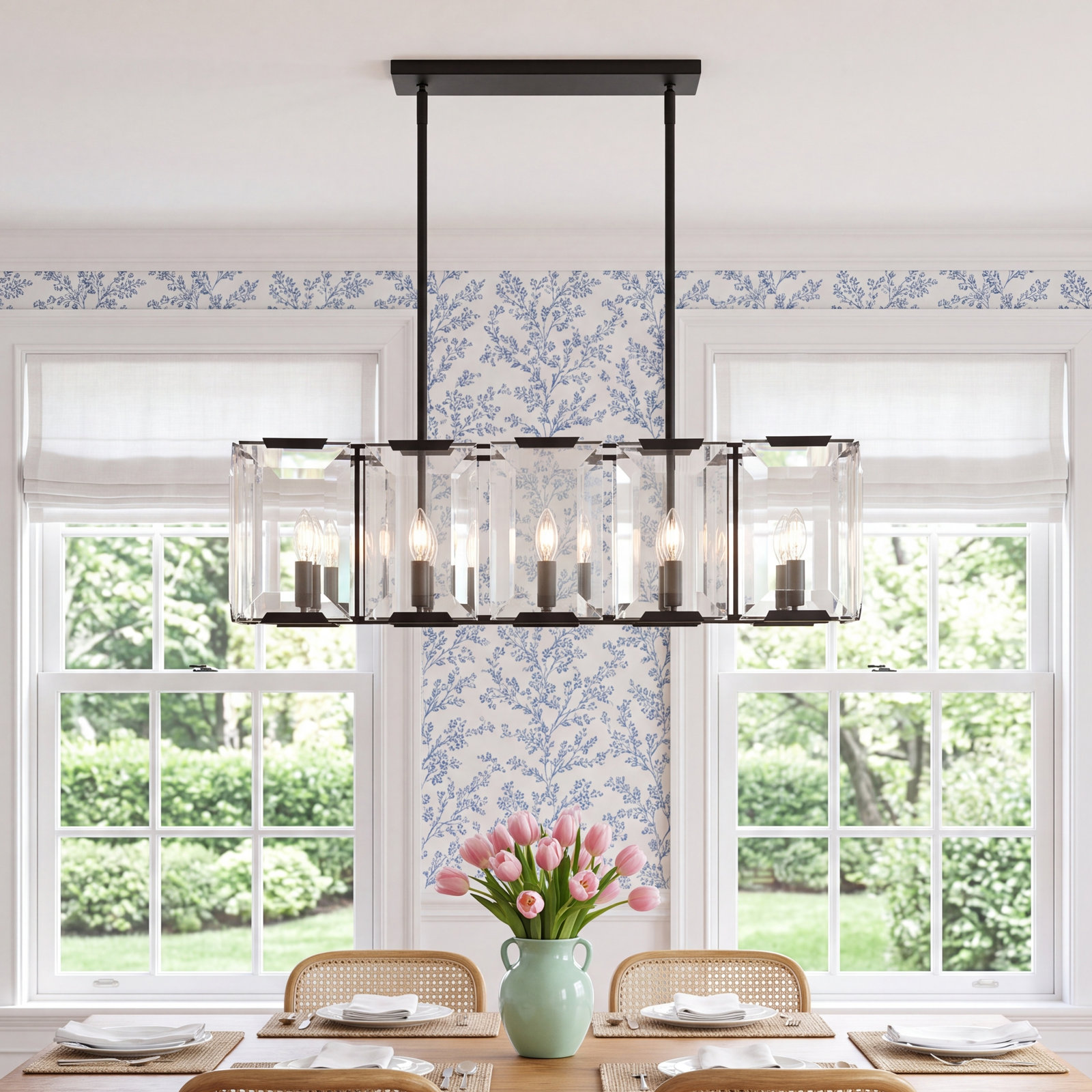 10 - Light Dimmable Kitchen Island Chandelier