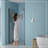 36"W X 72"H Fold Frameless Shower Door With Tempered Glass-109553929