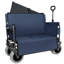 Chariot pliant 3 en 1 avec siège de banc - capacité de 500 lb, pneus de plage de 9 po x 4 po pour le camping et la plage-118504385