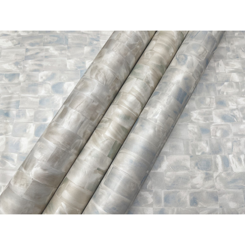 Abstract Peel & Stick Wallpaper Roll, Blue/Green