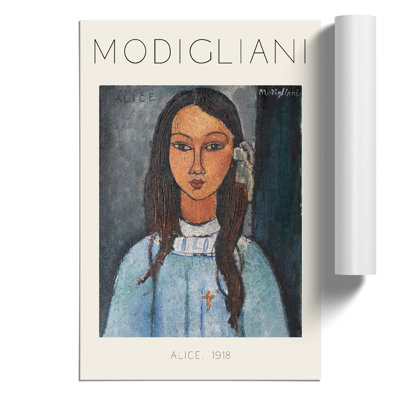 Alice Print by Amedeo Modigliani - Frameless Print