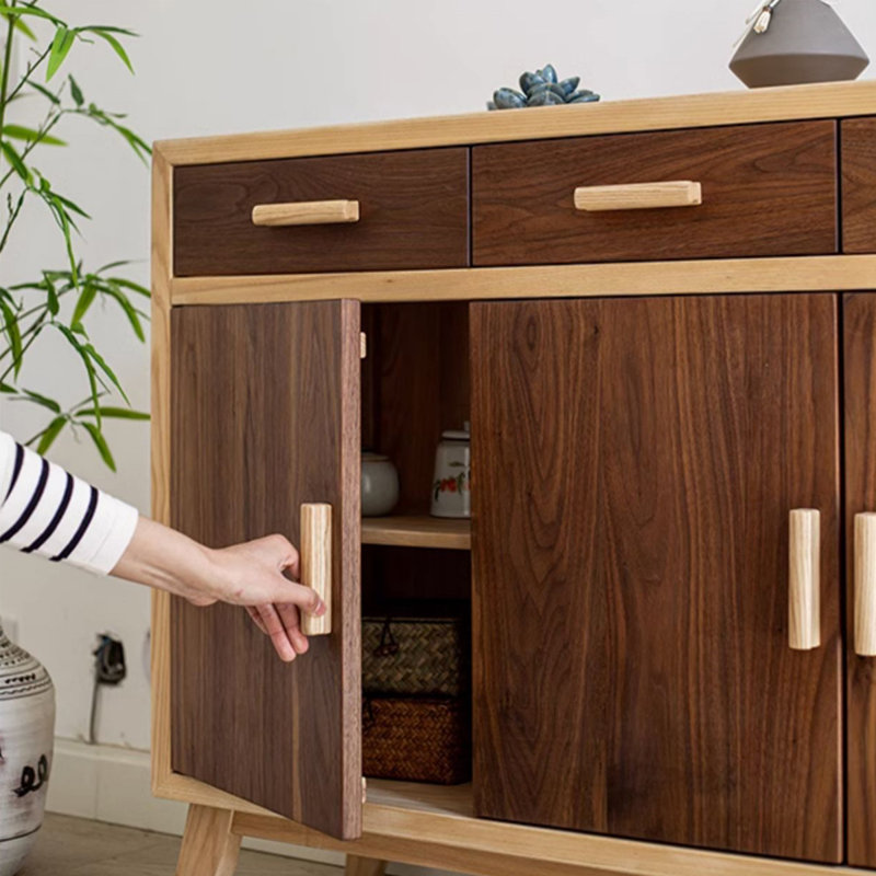 Nordic-style multi-functional sideboard cabinet