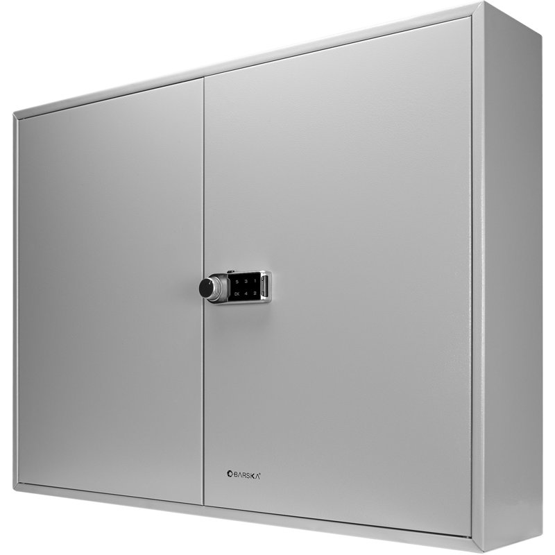 Boîtier 400 clés à serrure réglable avec serrure numérique gris