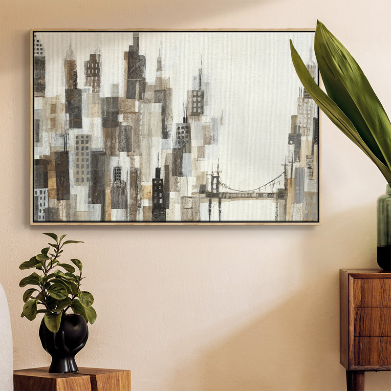 Port of Call, reproduction d'art sur toile, H 17 po x l 25 po x P 2 po, Argent