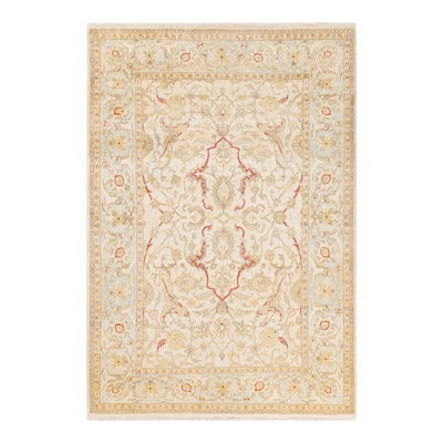 Shafiya One-of-a-Kind 6' 0" X 8' 9" Hand Knotted Area Rug