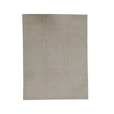 Tapis blanc de haute qualité noué à la main