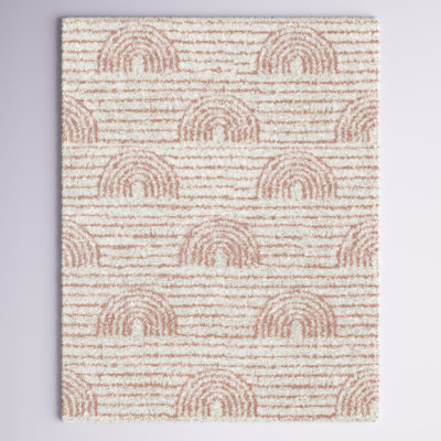 Alec Rainbow Shag Area Rug