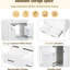 30" White Bathroom Storage Cabinet, Single Sink Vanity, Solid Wood Frame, 2 Doors And 1 Drawer, Soft Close Function, Stylish Furniture Vanity With Sink, Finish Construction, For A Relaxing