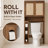 Over-the-Toilet Cabinet with Adjustable Shelves -Light Brown-984481387