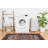 Lyanne Washable Non-Slip Medallion Rust Area Rug-274877075