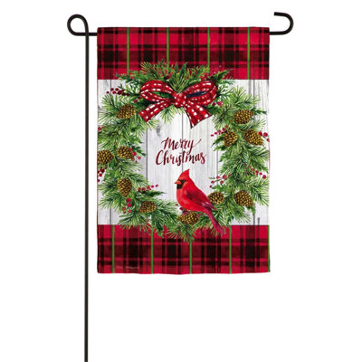 Drapeau de jardin Drumgurland Christmas Cardinal