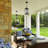 16" 2-Light Outdoor Pendant Light, Porch Hanging Light, Patio Hanging Light