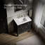 Hearthaven 30'' Free Standing Single Bathroom Vanity Cabinet with Sink and Quartz Top-827105104-902885194
